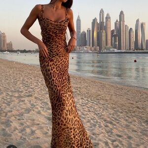 Rat & Boa Valentina Leopard dress